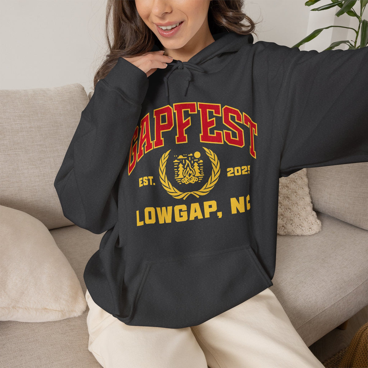 GapFest Lowgap NC Hoodie — Vintage College-Style Pullover