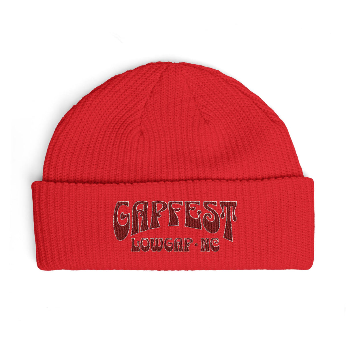 Cuff Beanie — Embroidered Gapfest OG Folded Knit Hat