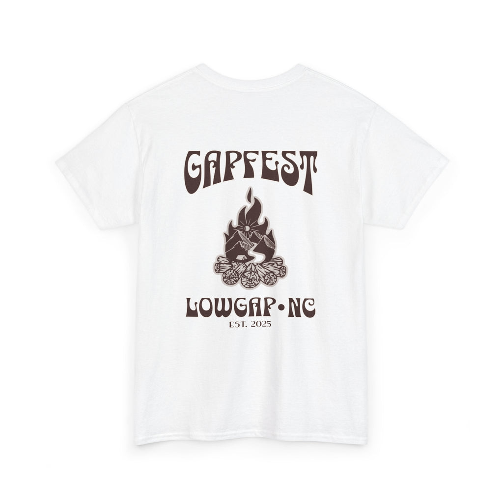 Gapfest 2025 OG Campfire Tee — Lowgap, NC T-Shirt (Est. 2025)