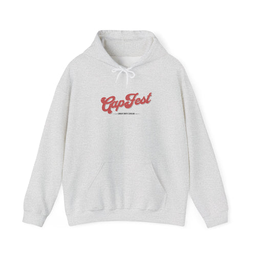 CapFest Music Festival Hoodie — Vintage Handcrafted Logo Pullover