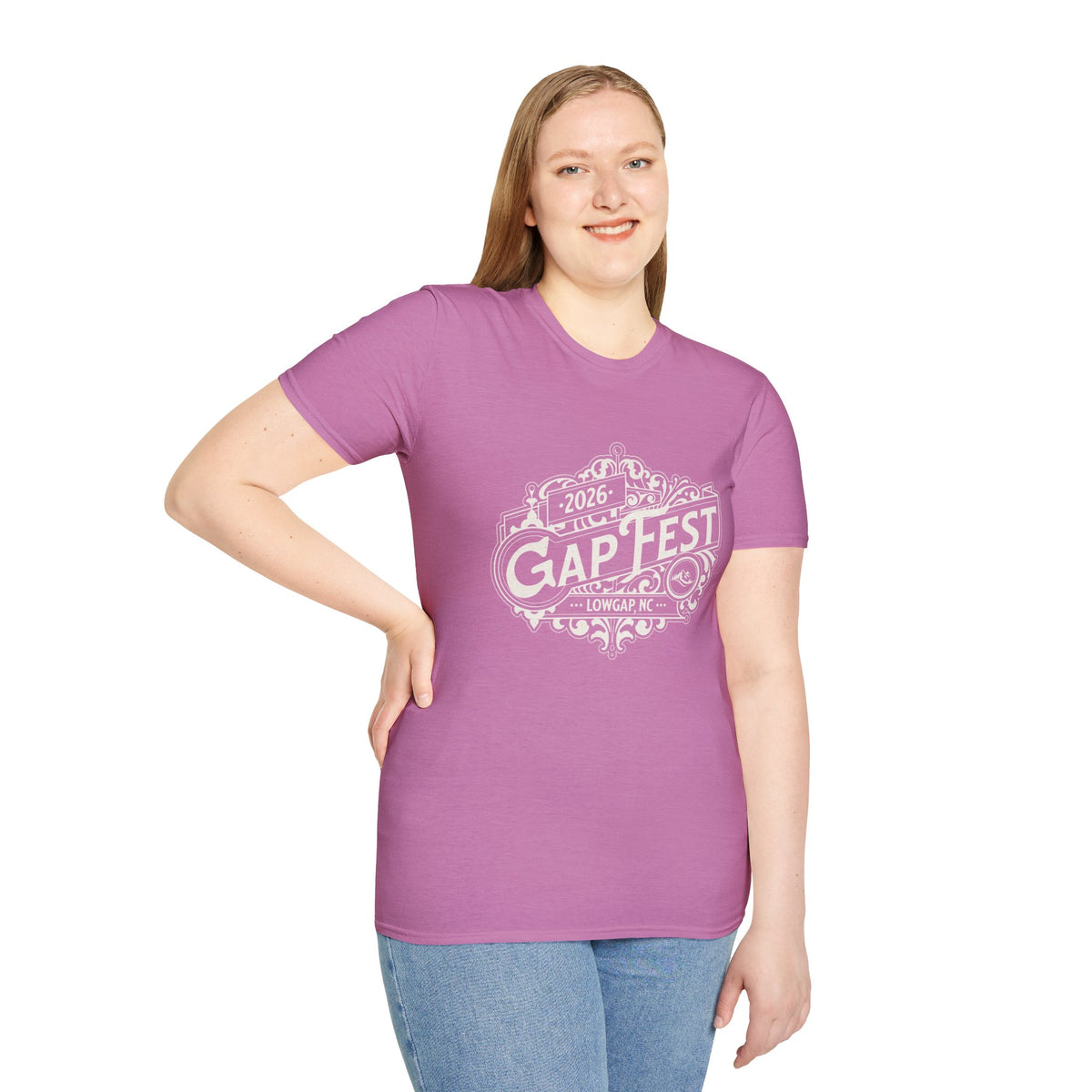 GapFest 2026 Vintage Logo Front Design Fitted T-Shirt