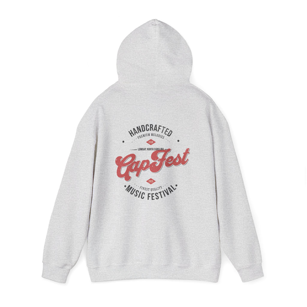 CapFest Music Festival Hoodie — Vintage Handcrafted Logo Pullover