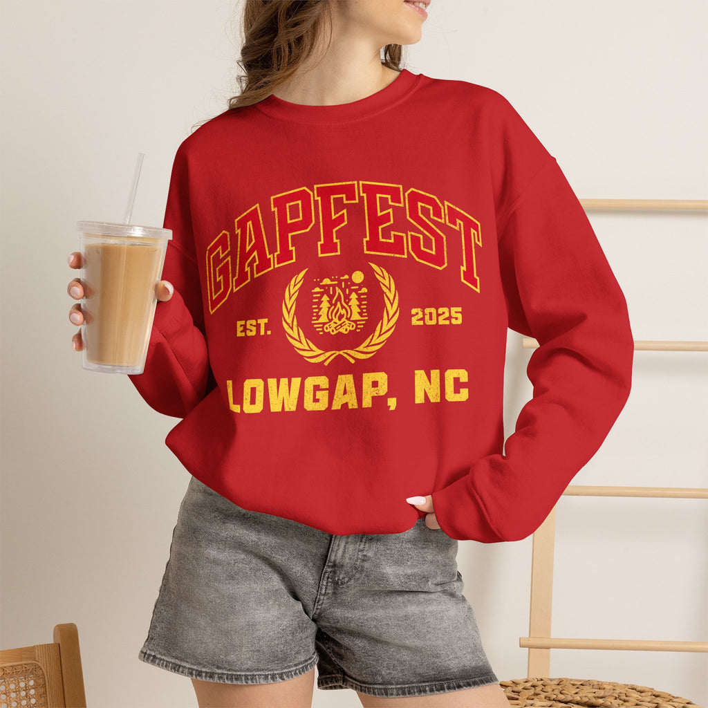 Gapfest Lowgap NC Crewneck Sweatshirt – Vintage College-Style Pullover