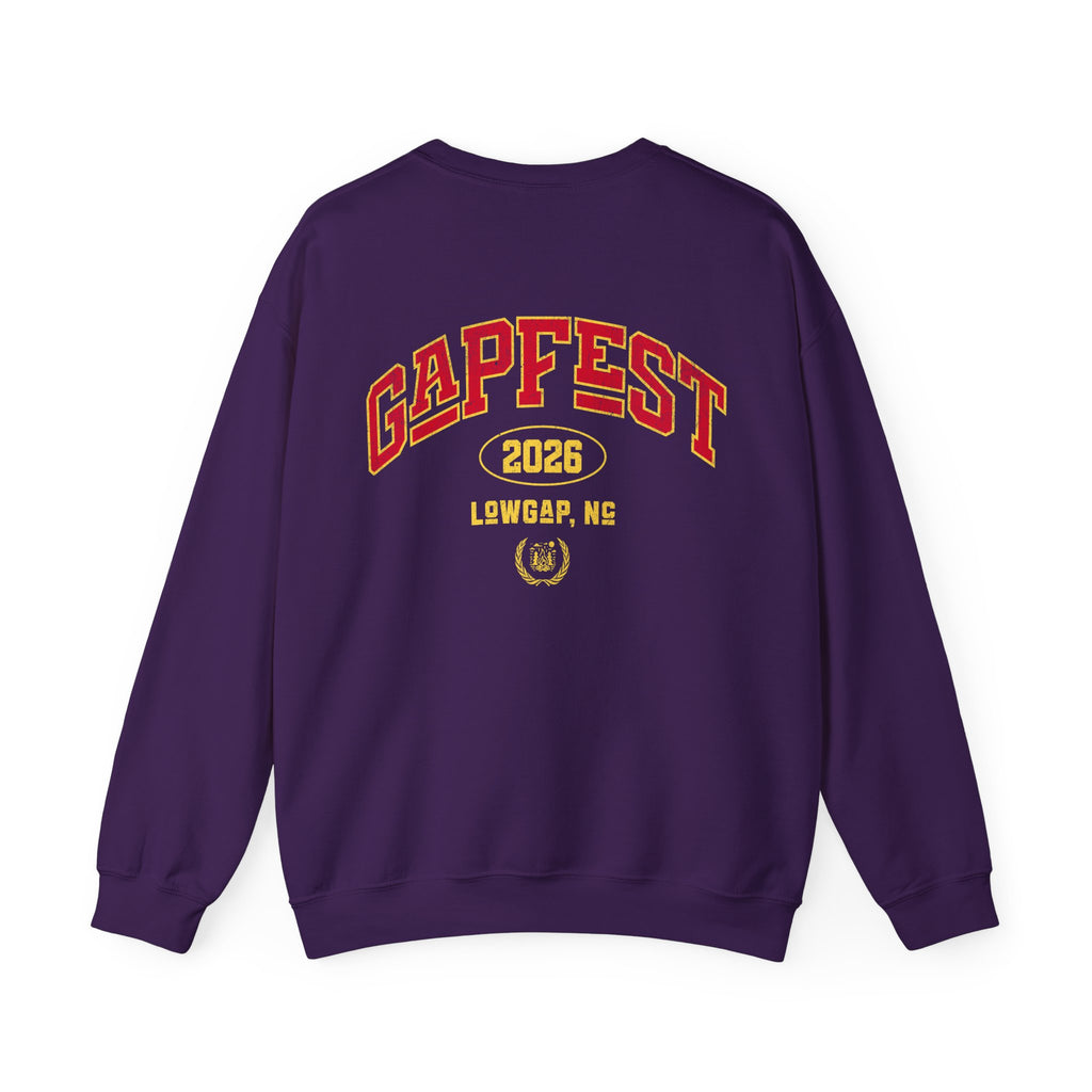Crewneck Sweatshirt — GAPFEST 2026 Vintage Campus Pullover