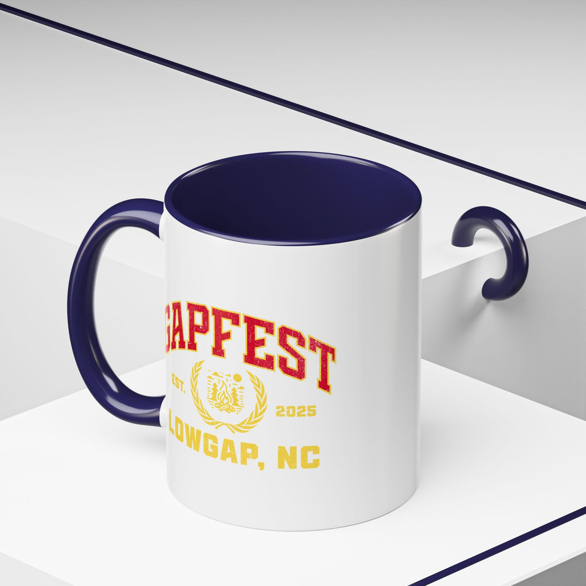 GapFest Lowgap, NC Coffee Mug — Retro Campus Accent Mug (11/15oz)