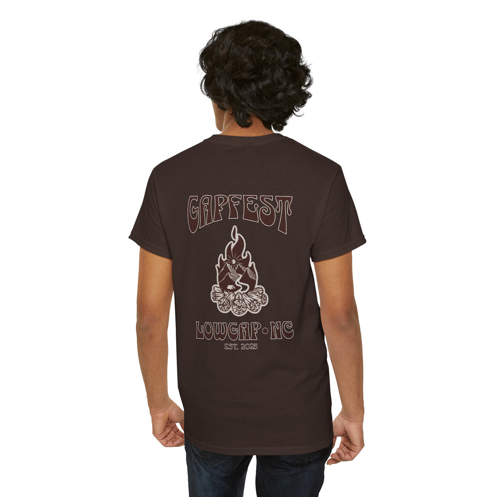 Gapfest 2025 OG Campfire Tee — Lowgap, NC T-Shirt (Est. 2025)