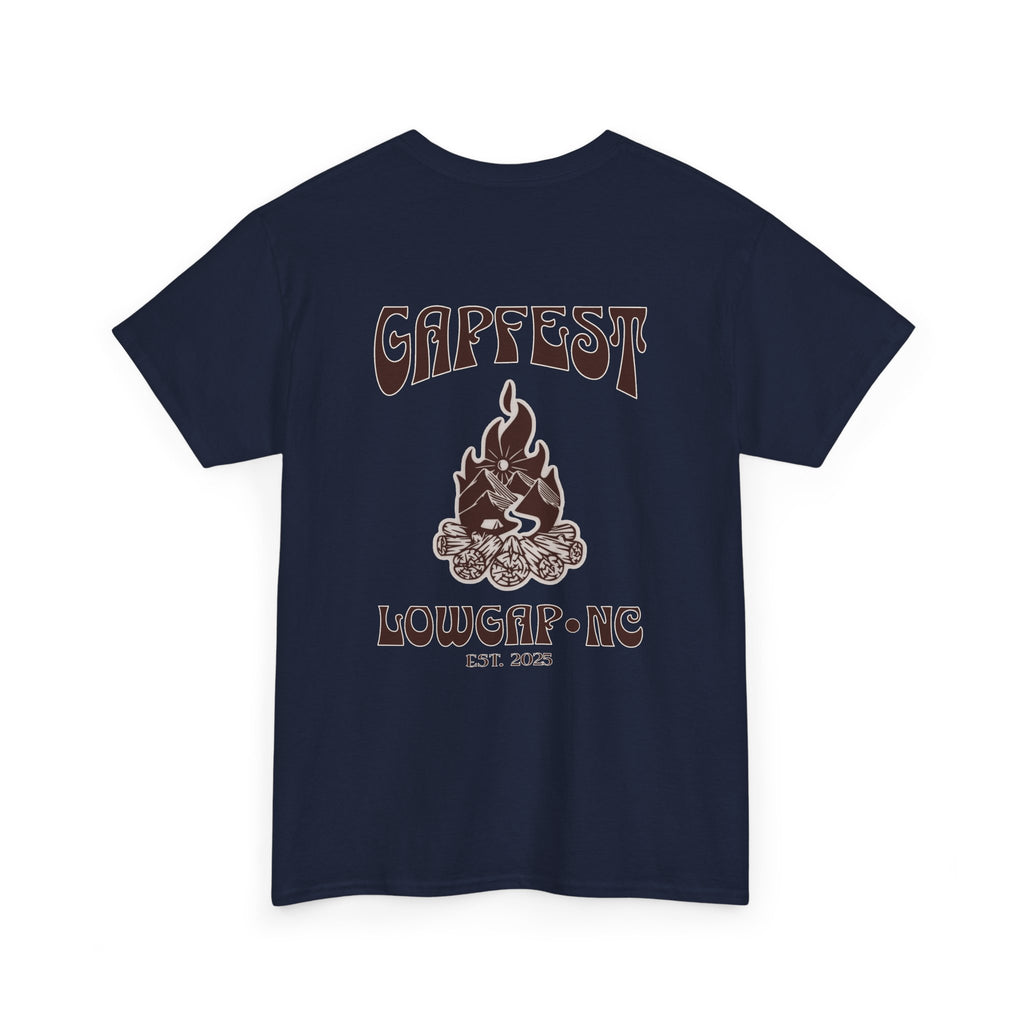 Gapfest 2025 OG Campfire Tee — Lowgap, NC T-Shirt (Est. 2025)