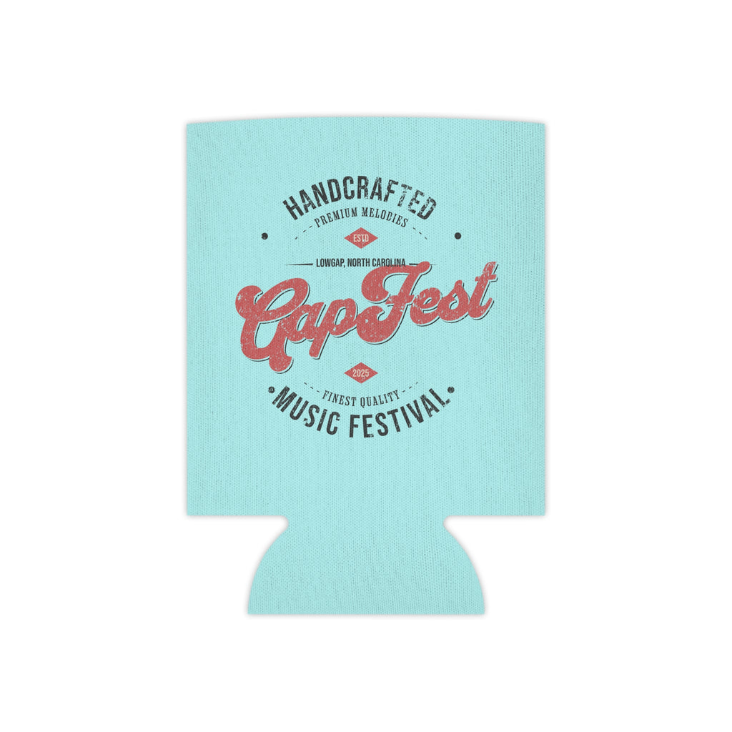 GapFest Can Cooler - GapFest Vintage Logo Design (Aqua)