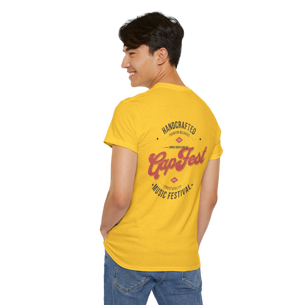 GapFest Handcrafted Logo Tee — Festival Graphic T‑Shirt