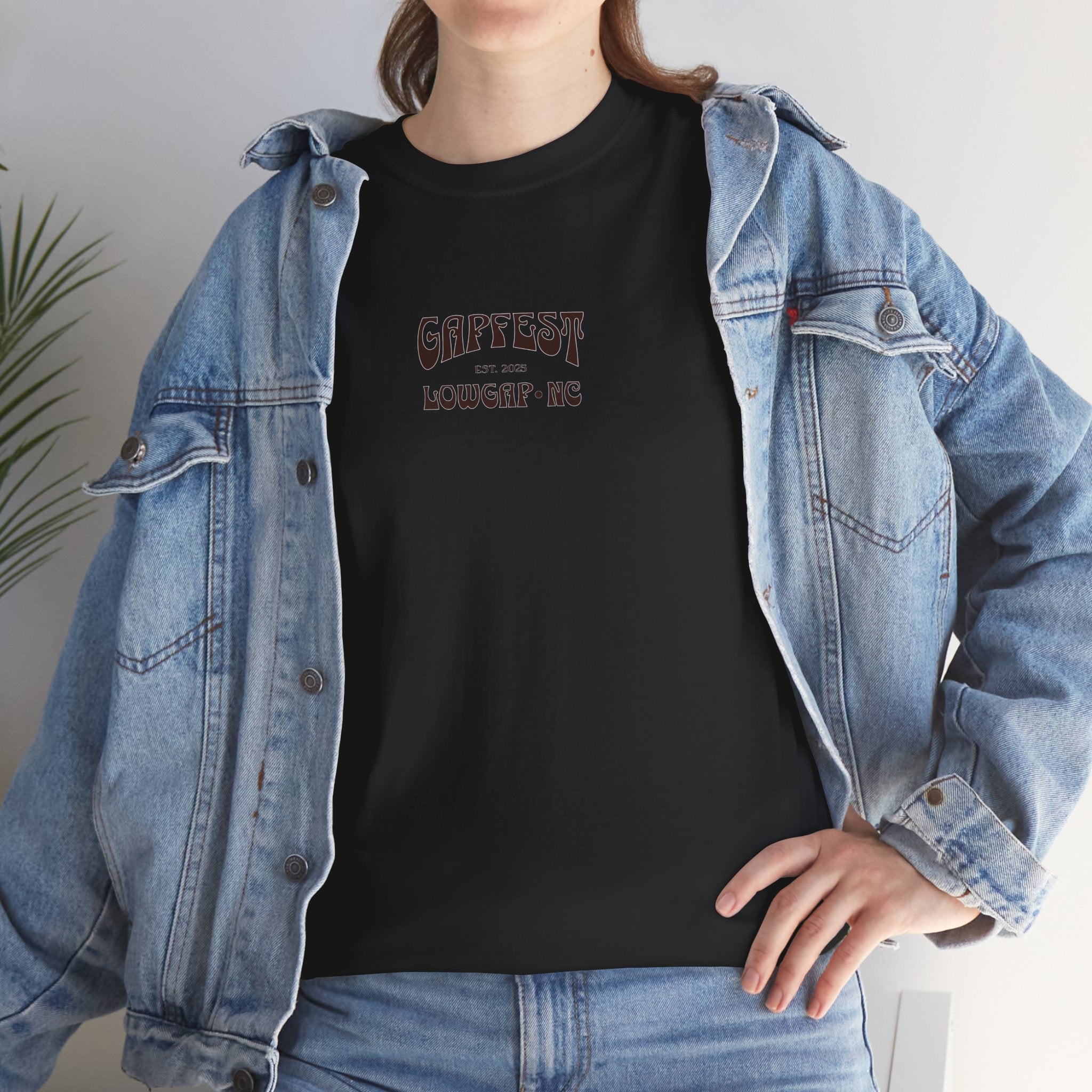 GapFest Campfire Logo T-Shirt — Lowgap, NC Festival Tee