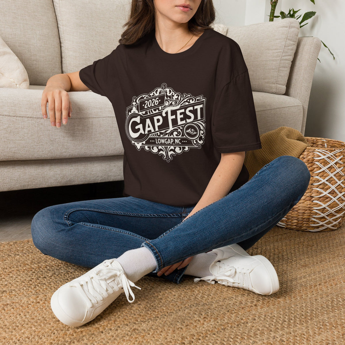 GapFest 2026 Vintage Logo Front Design Fitted T-Shirt