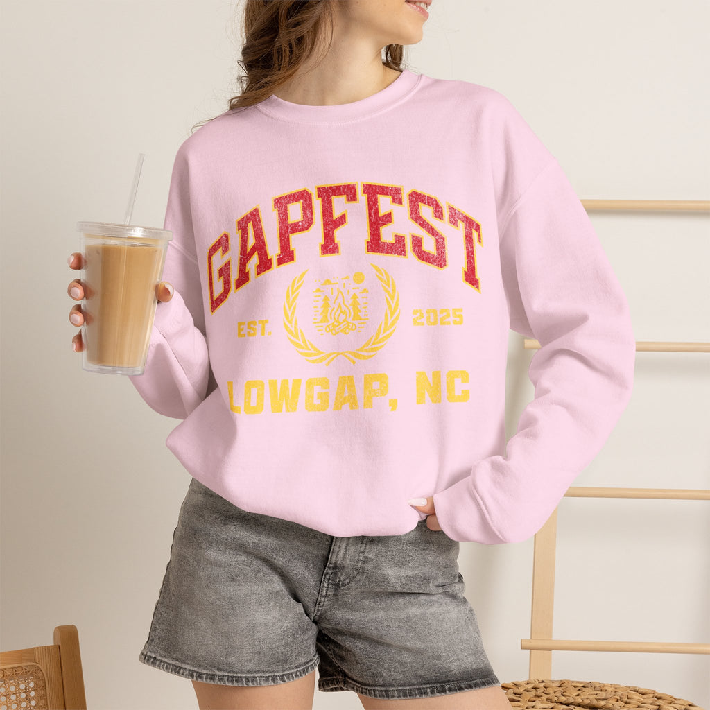 Gapfest Lowgap NC Crewneck Sweatshirt – Vintage College-Style Pullover