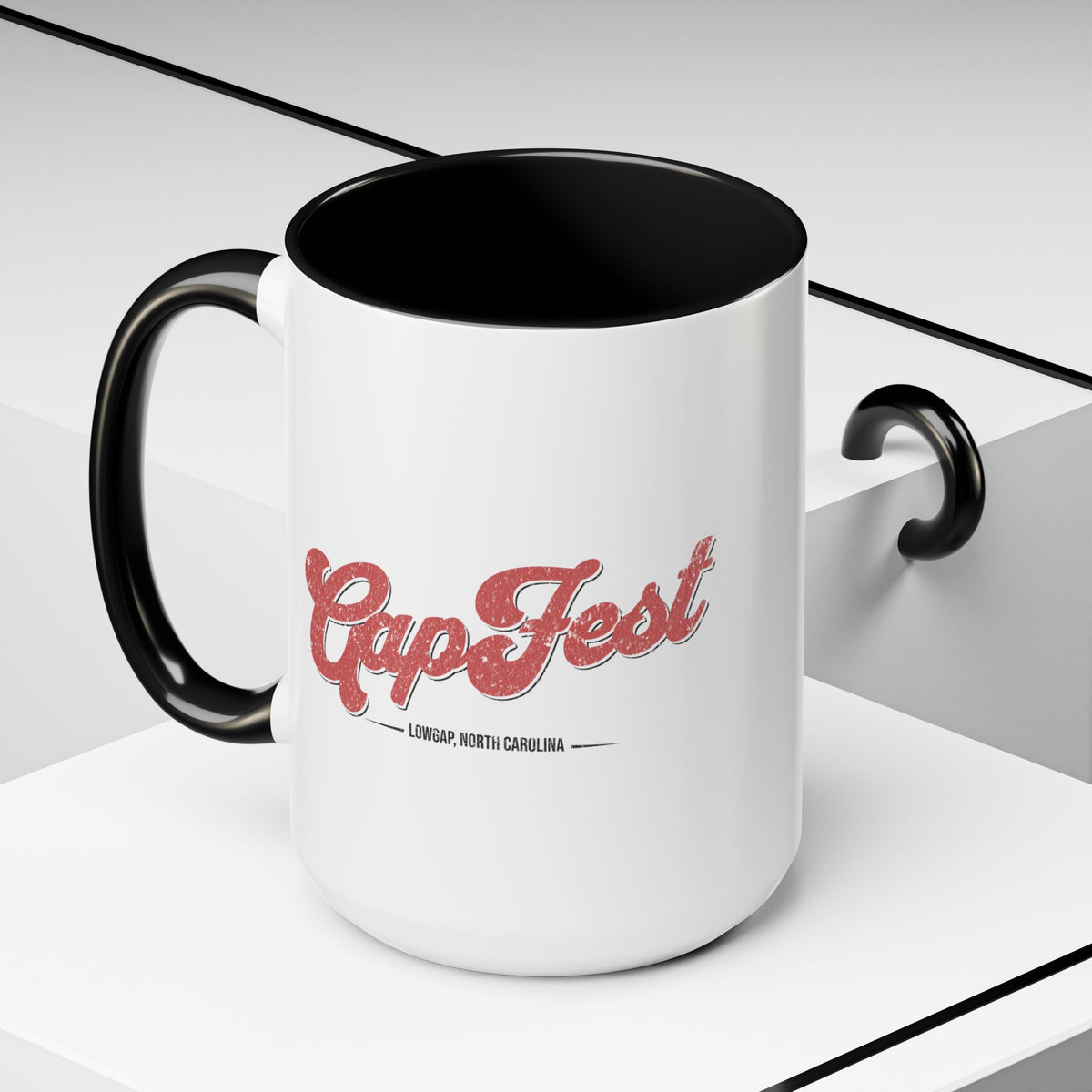 GapFest Coffee Mug — Vintage Logo Ceramic Accent Mug (11/15 oz)