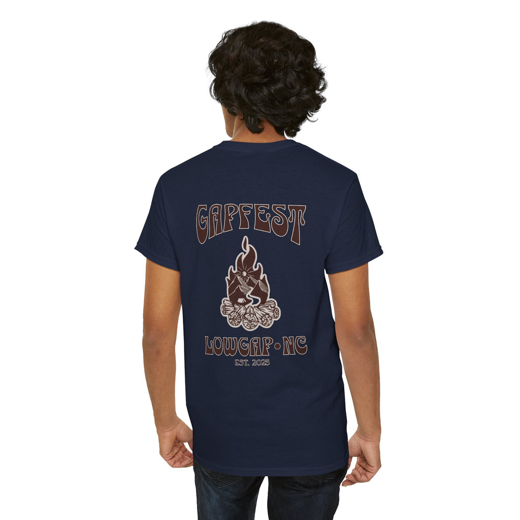 Gapfest 2025 OG Campfire Tee — Lowgap, NC T-Shirt (Est. 2025)