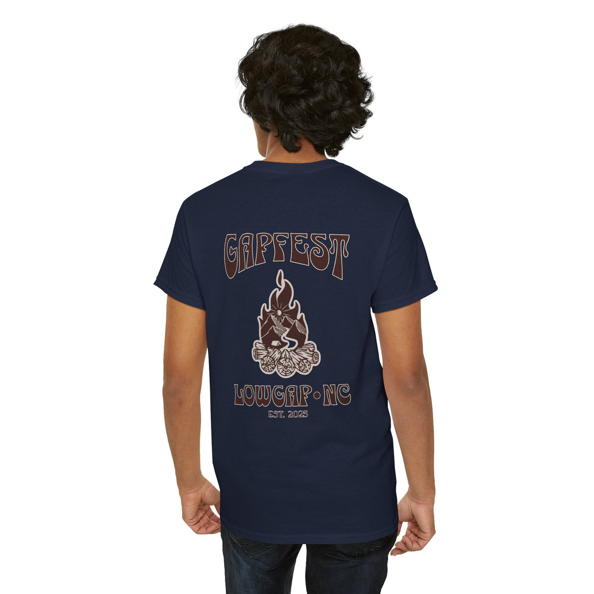 Gapfest 2025 OG Campfire Tee — Lowgap, NC T-Shirt (Est. 2025)