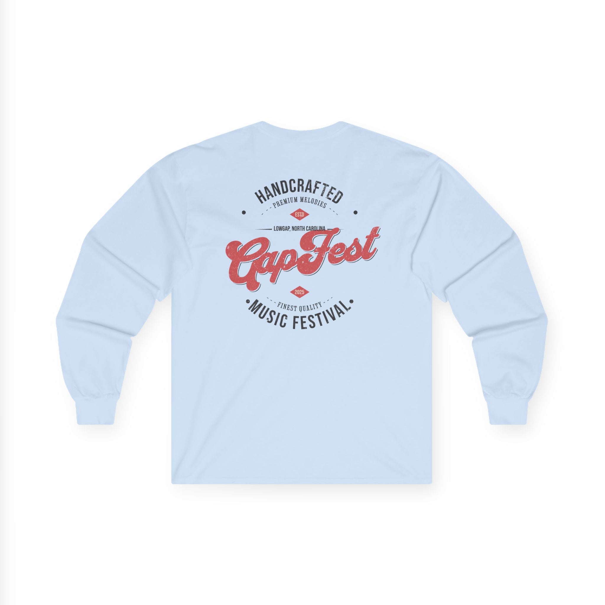 GapFest Handcrafted Long Sleeve Tee – Festival Graphic T-Shirt