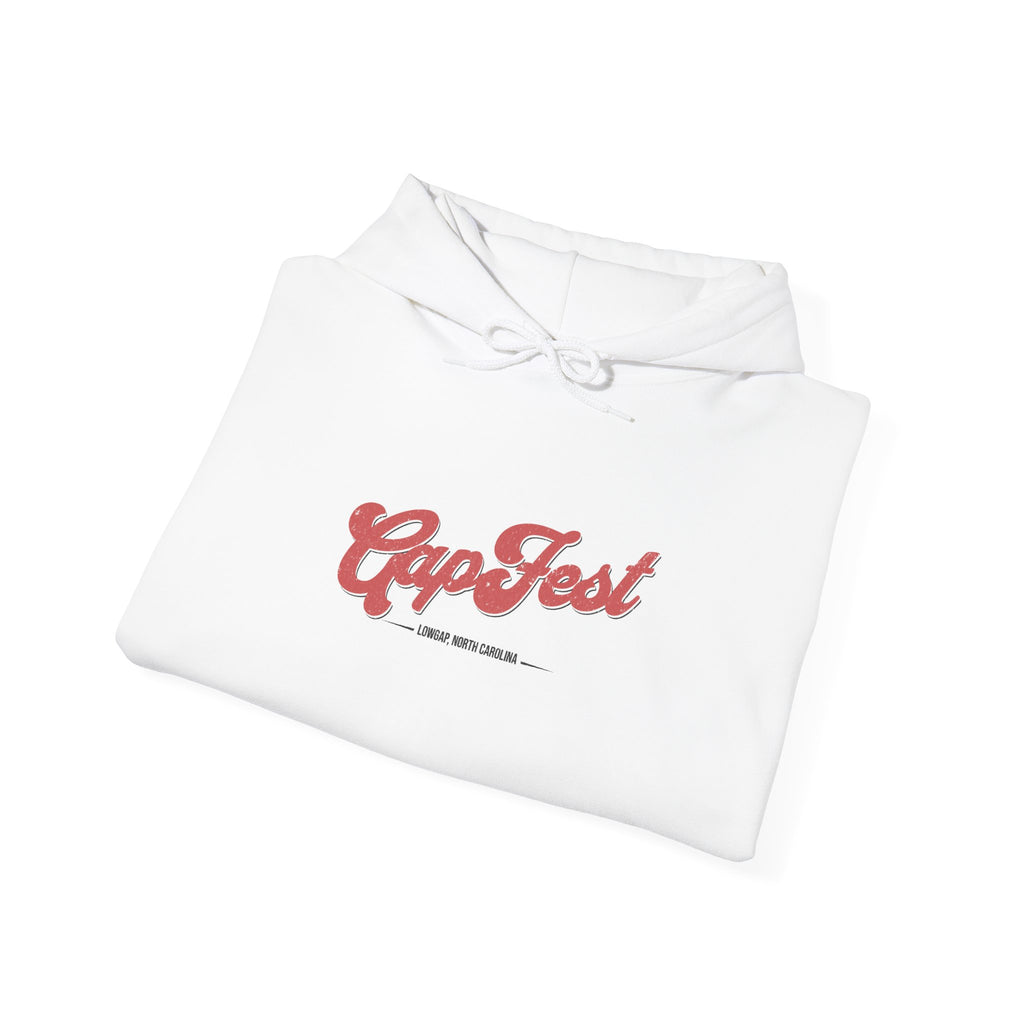 CapFest Music Festival Hoodie — Vintage Handcrafted Logo Pullover
