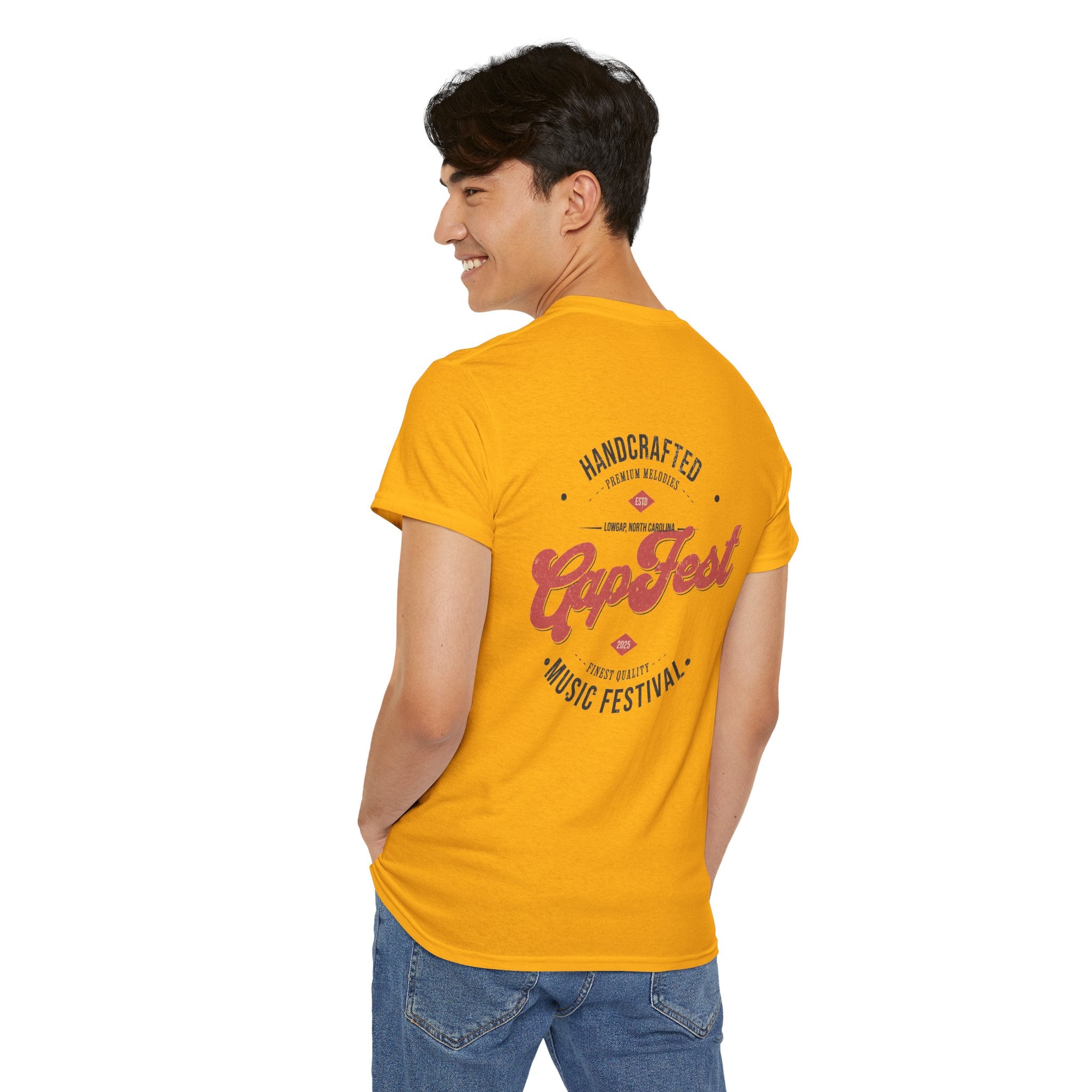GapFest Handcrafted Logo Tee — Festival Graphic T‑Shirt