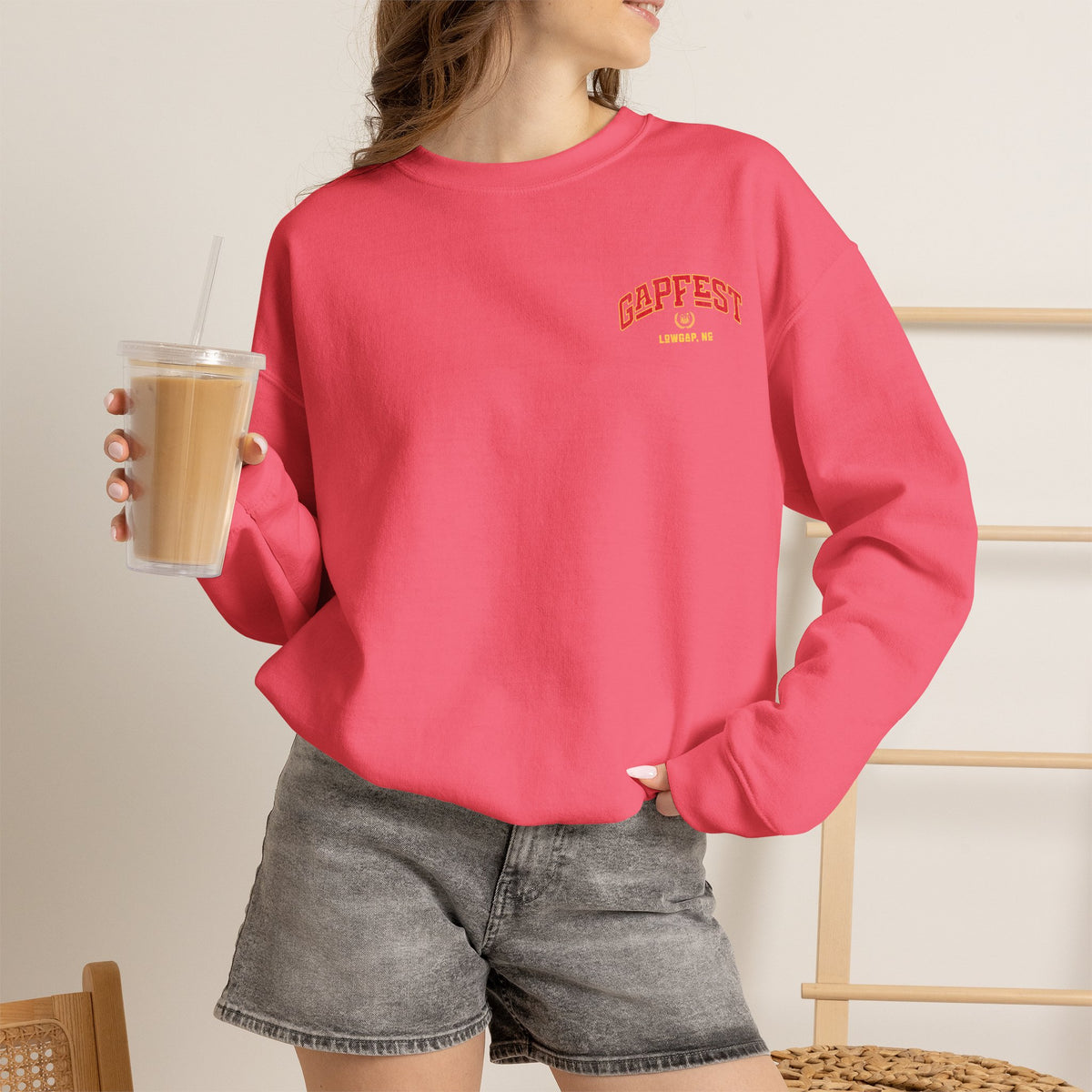 Crewneck Sweatshirt — GAPFEST 2026 Vintage Campus Pullover