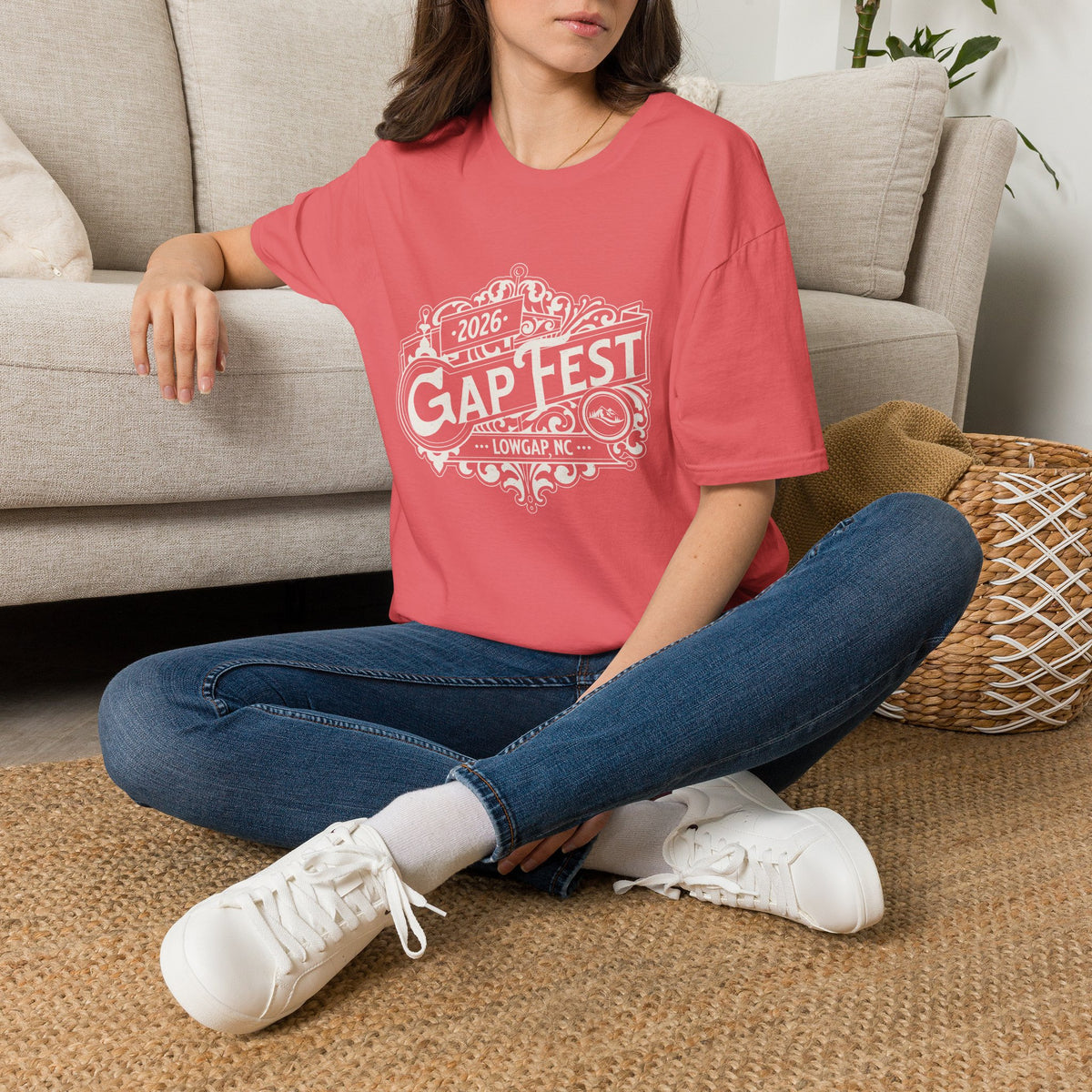GapFest 2026 Vintage Logo Front Design Fitted T-Shirt