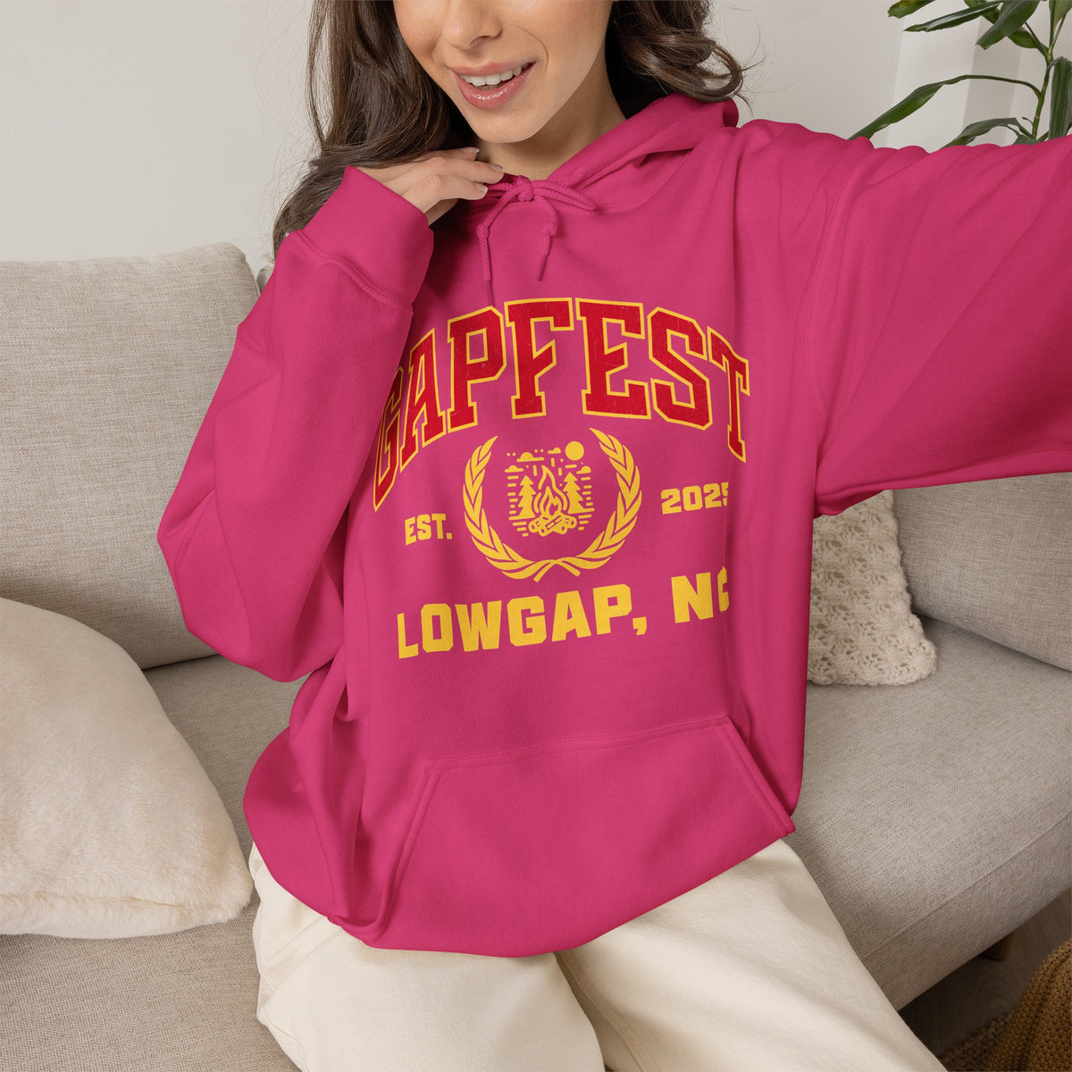 GapFest Lowgap NC Hoodie — Vintage College-Style Pullover