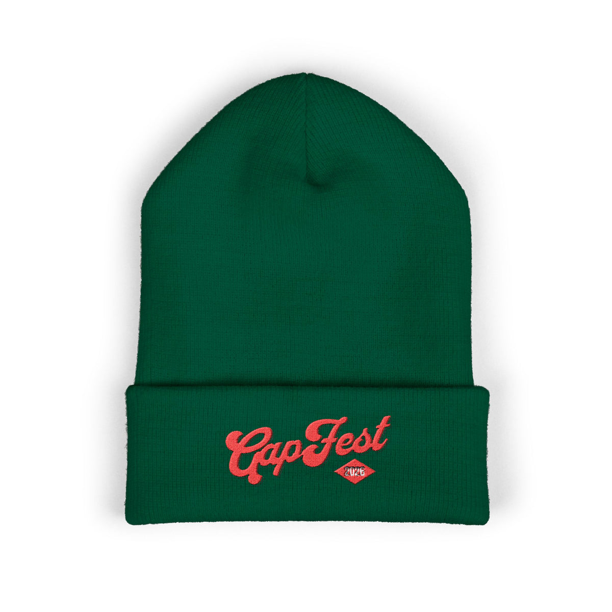 Embroidered GapFest 2026 Cuffed Beanie — Knit Winter Hat