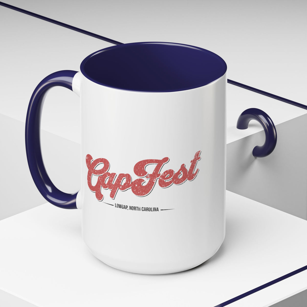 GapFest Coffee Mug — Vintage Logo Ceramic Accent Mug (11/15 oz)