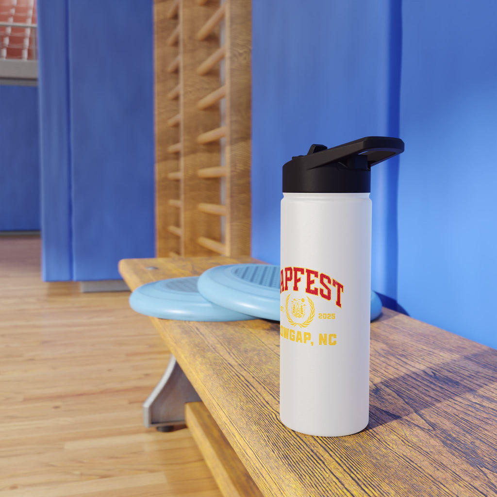 GapFest Stainless Steel Water Bottle — Retro Sports Logo Insulated Bottle
