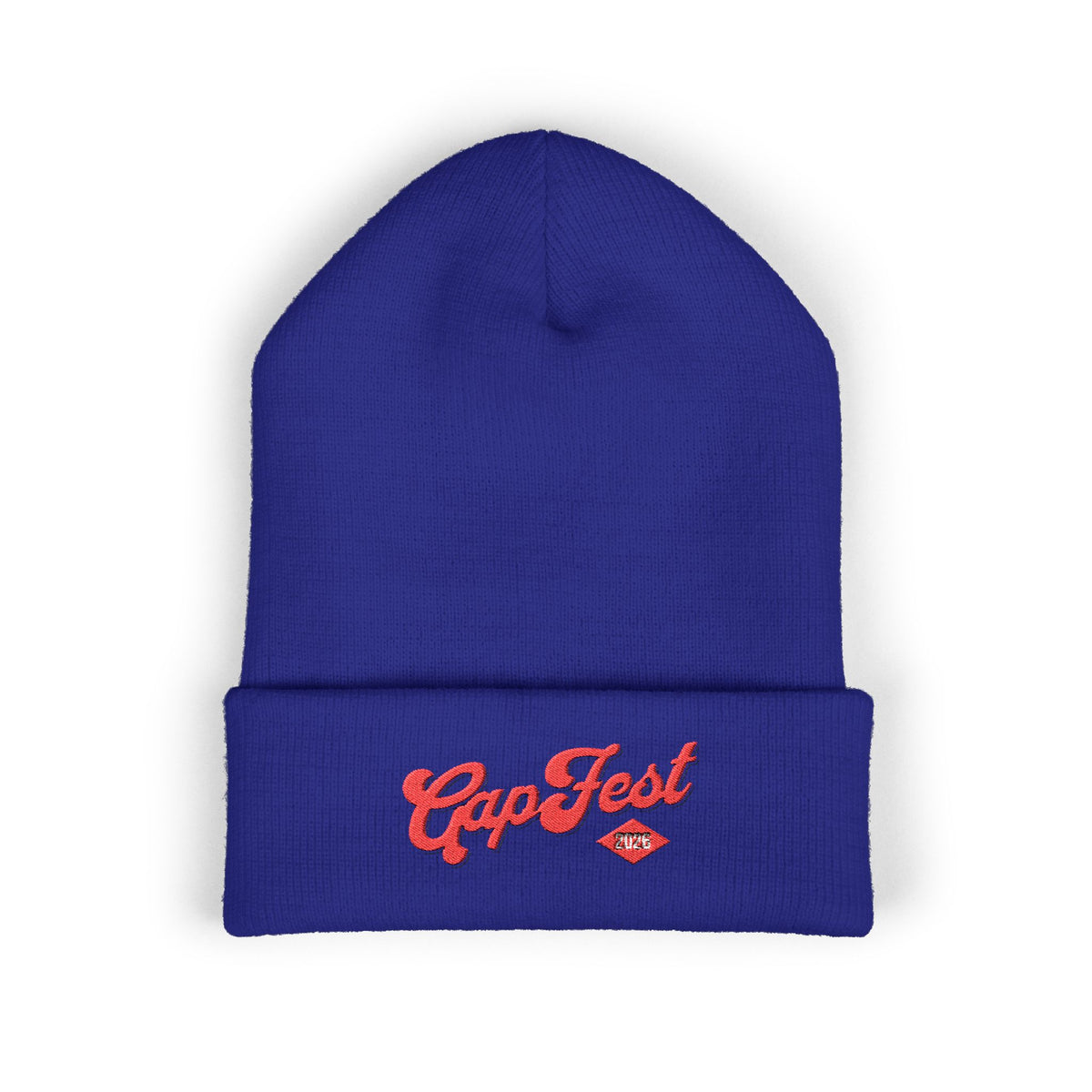 Embroidered GapFest 2026 Cuffed Beanie — Knit Winter Hat