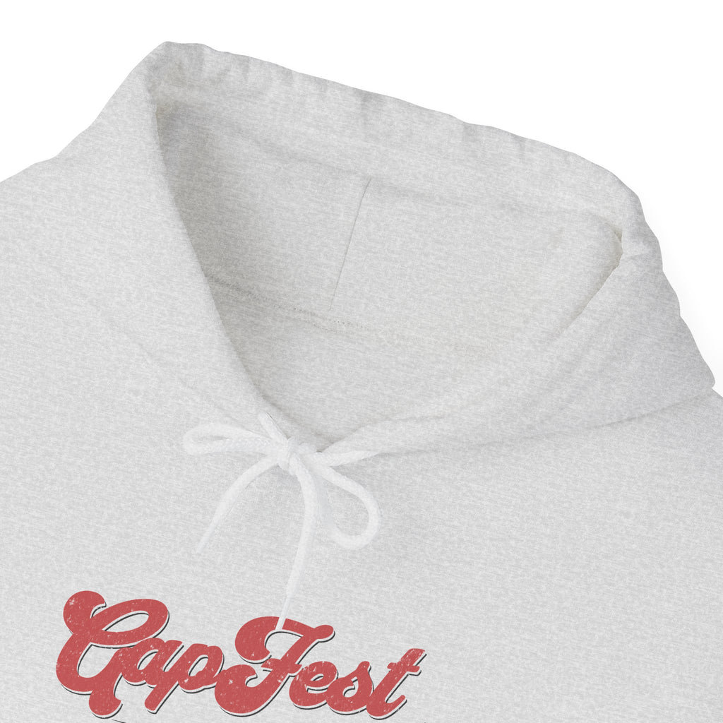 CapFest Music Festival Hoodie — Vintage Handcrafted Logo Pullover