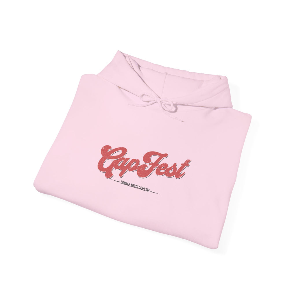 CapFest Music Festival Hoodie — Vintage Handcrafted Logo Pullover