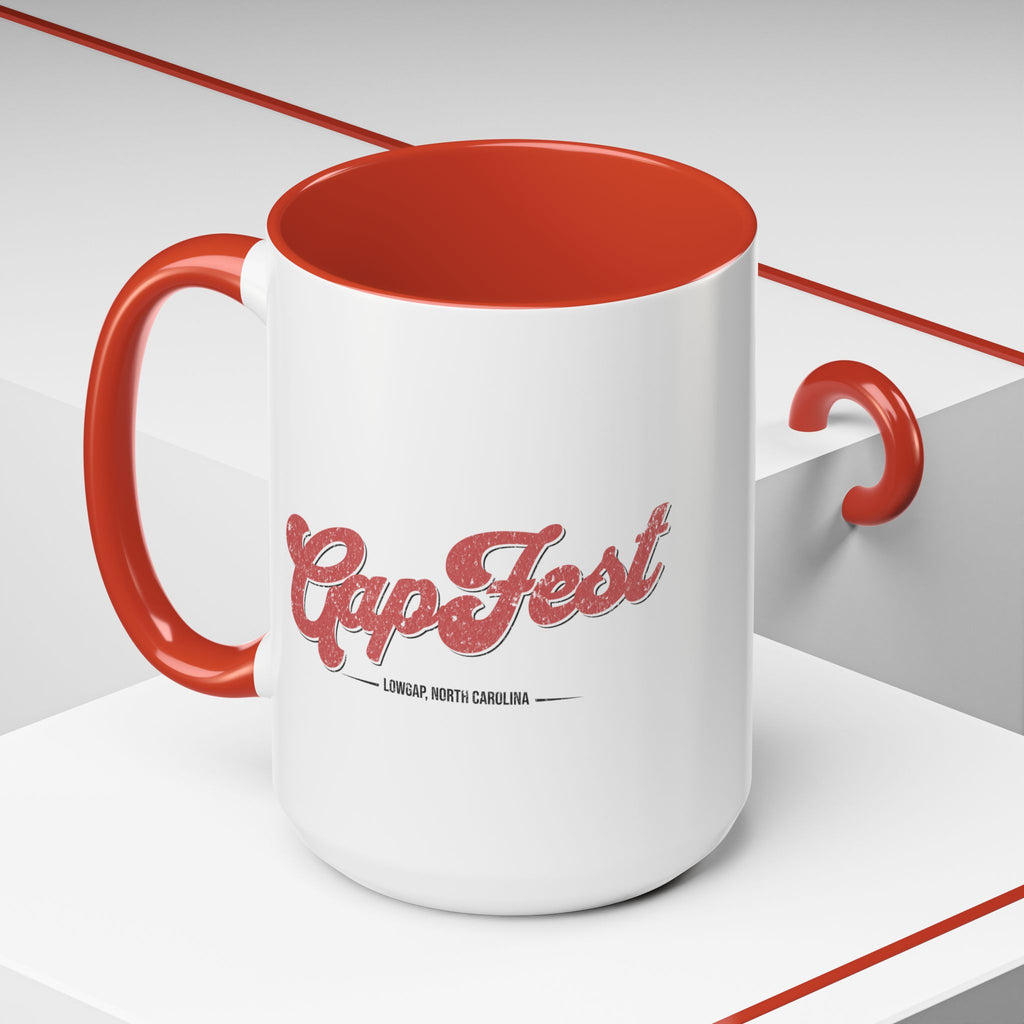 GapFest Coffee Mug — Vintage Logo Ceramic Accent Mug (11/15 oz)