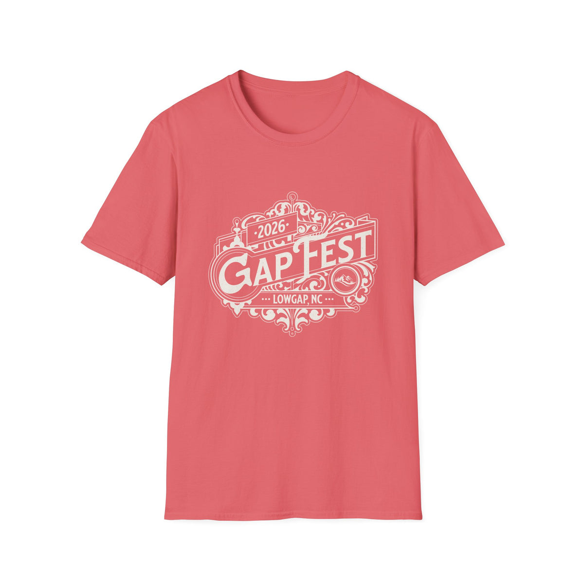 GapFest 2026 Vintage Logo Front Design Fitted T-Shirt