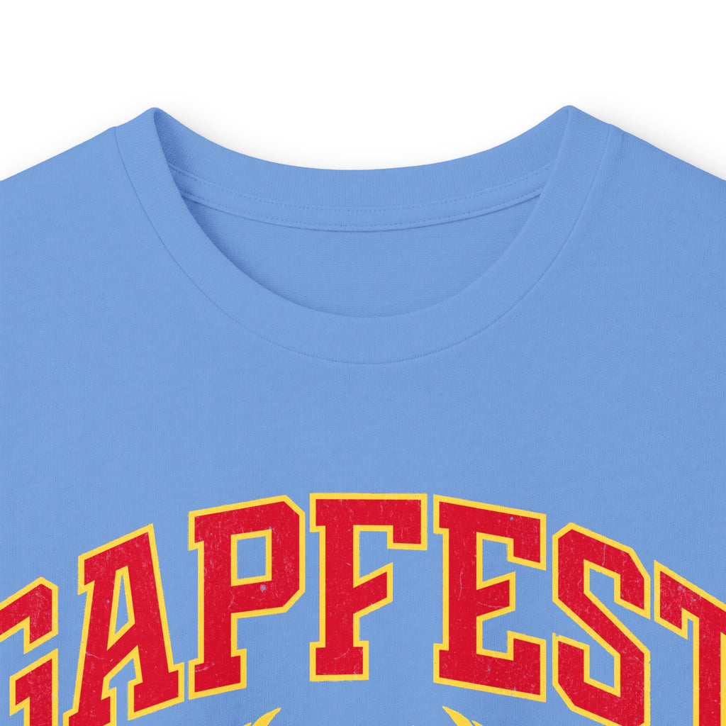 GapFest Front Design Long Sleeve Tee —  Vintage College Crest Shirt