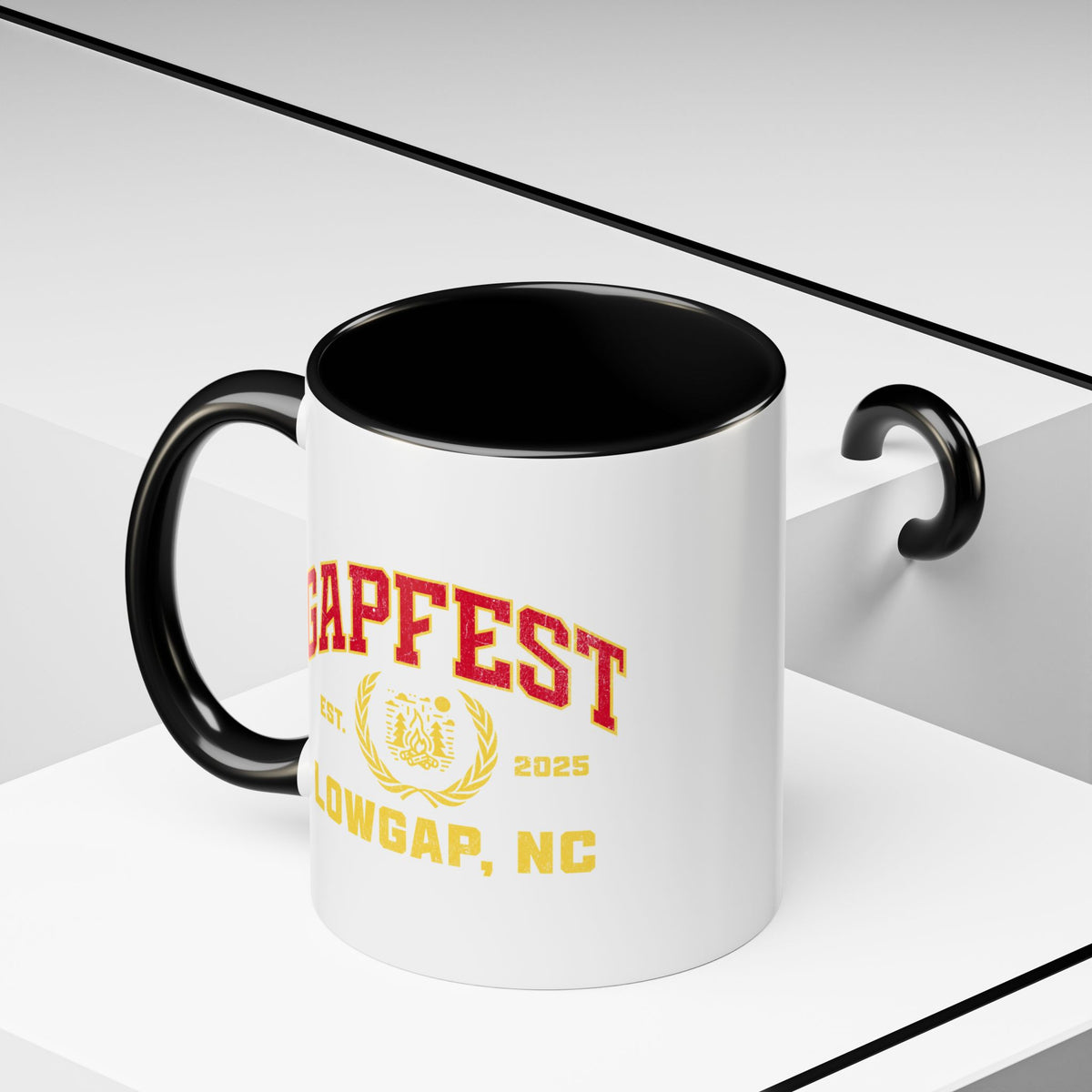 GapFest Lowgap, NC Coffee Mug — Retro Campus Accent Mug (11/15oz)