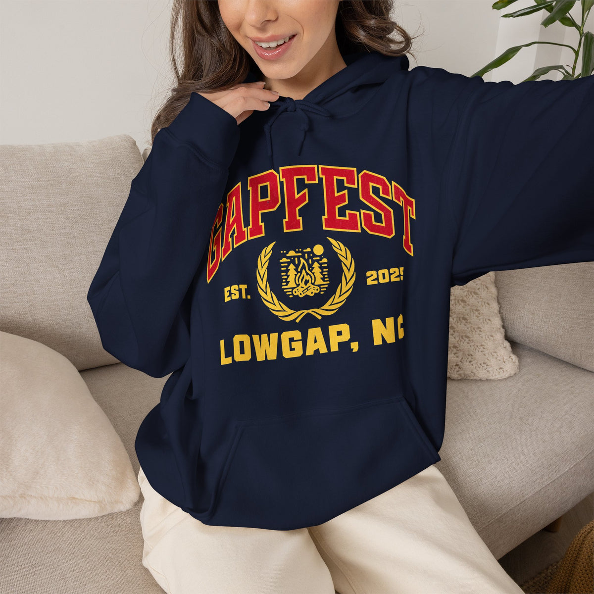 GapFest Lowgap NC Hoodie — Vintage College-Style Pullover