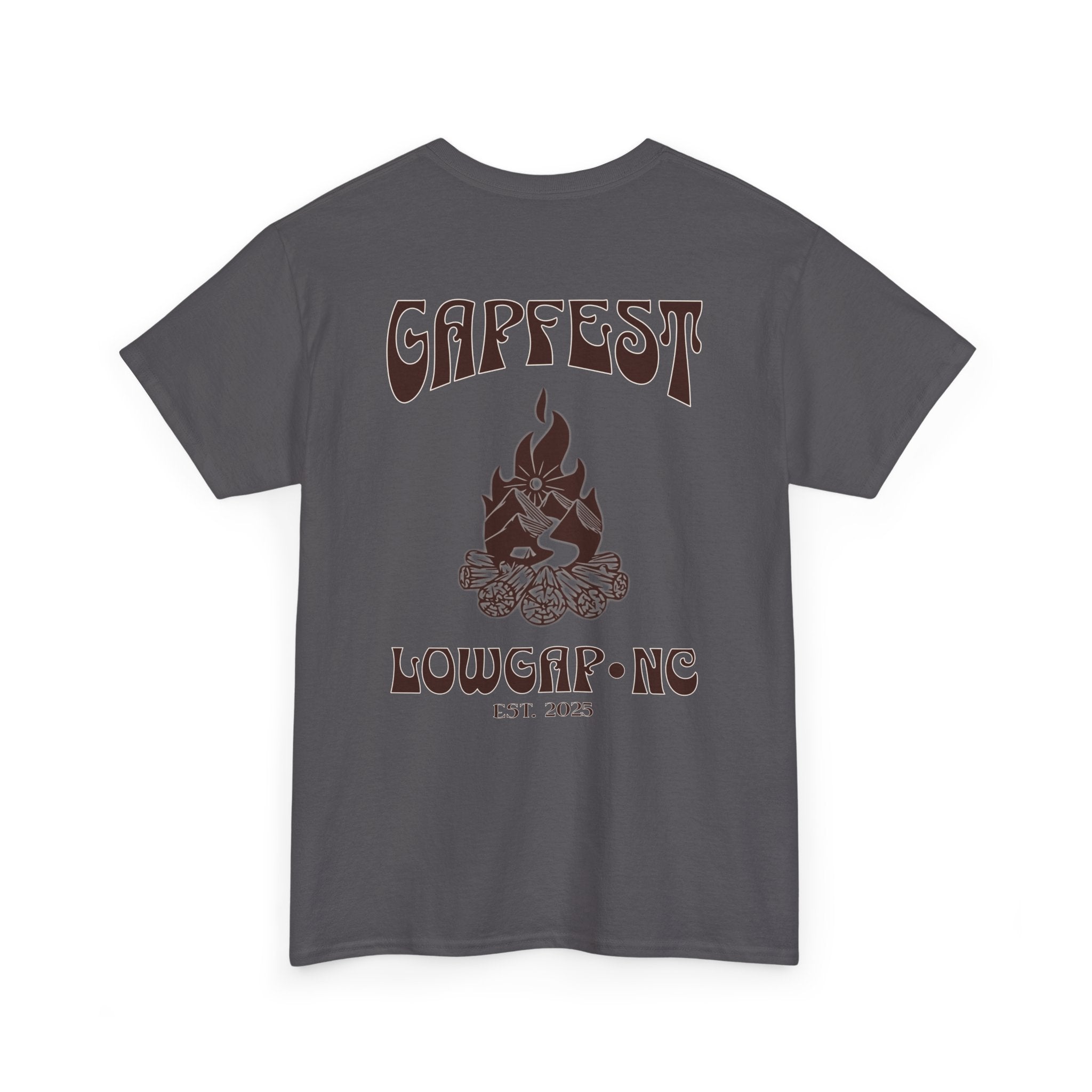 GapFest Campfire Logo T-Shirt — Lowgap, NC Festival Tee
