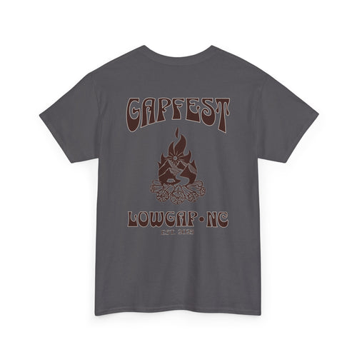 GapFest Campfire Logo T-Shirt — Lowgap, NC Festival Tee