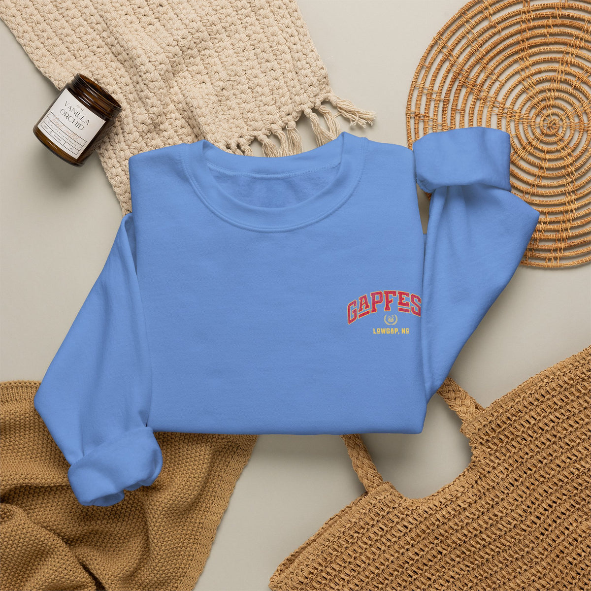 Crewneck Sweatshirt — GAPFEST 2026 Vintage Campus Pullover