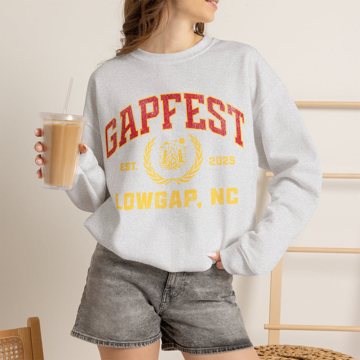 Gapfest Lowgap NC Crewneck Sweatshirt – Vintage College-Style Pullover
