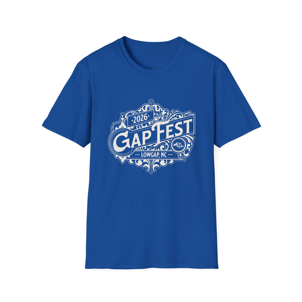 GapFest 2026 Vintage Logo Front Design Fitted T-Shirt