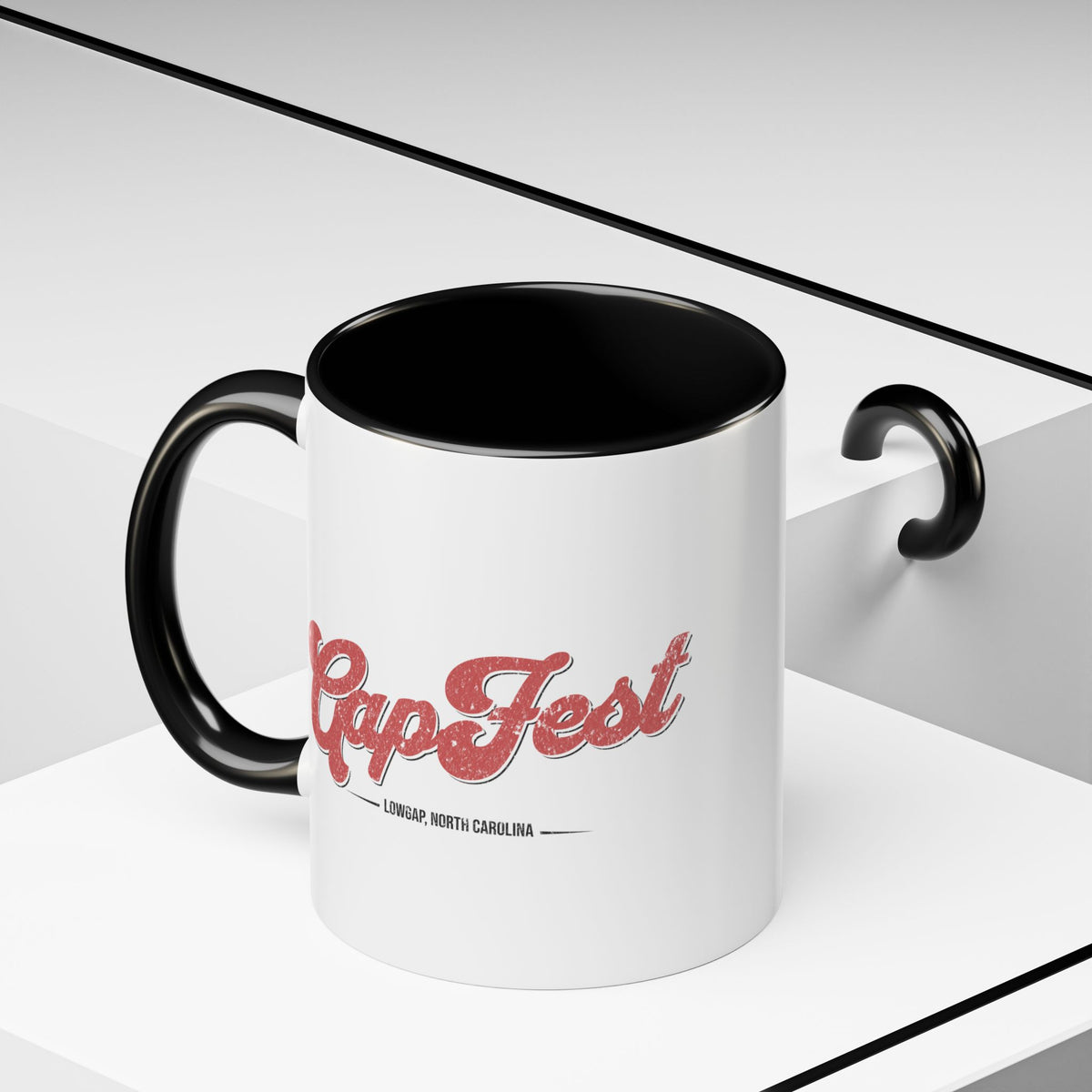 GapFest Coffee Mug — Vintage Logo Ceramic Accent Mug (11/15 oz)