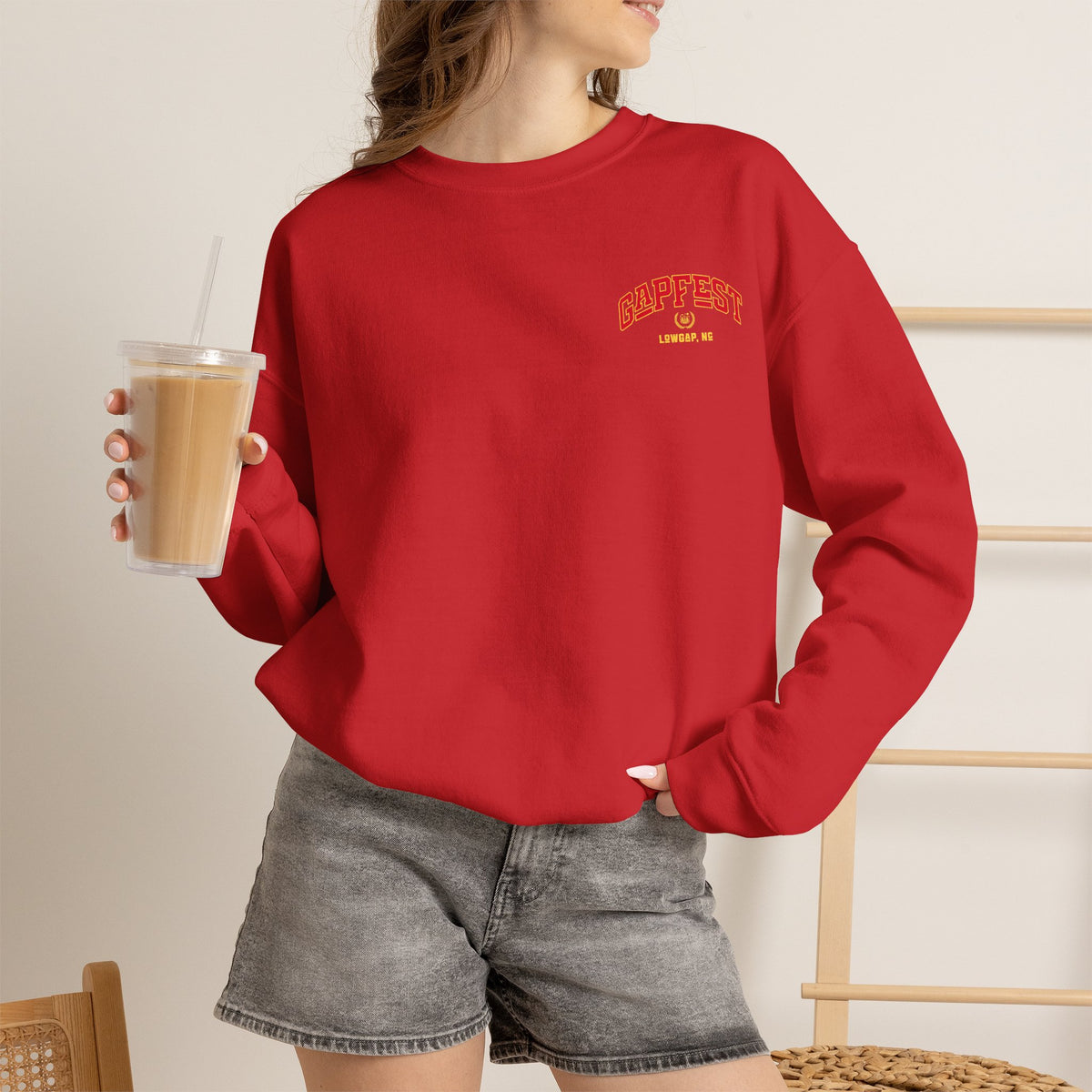 Crewneck Sweatshirt — GAPFEST 2026 Vintage Campus Pullover
