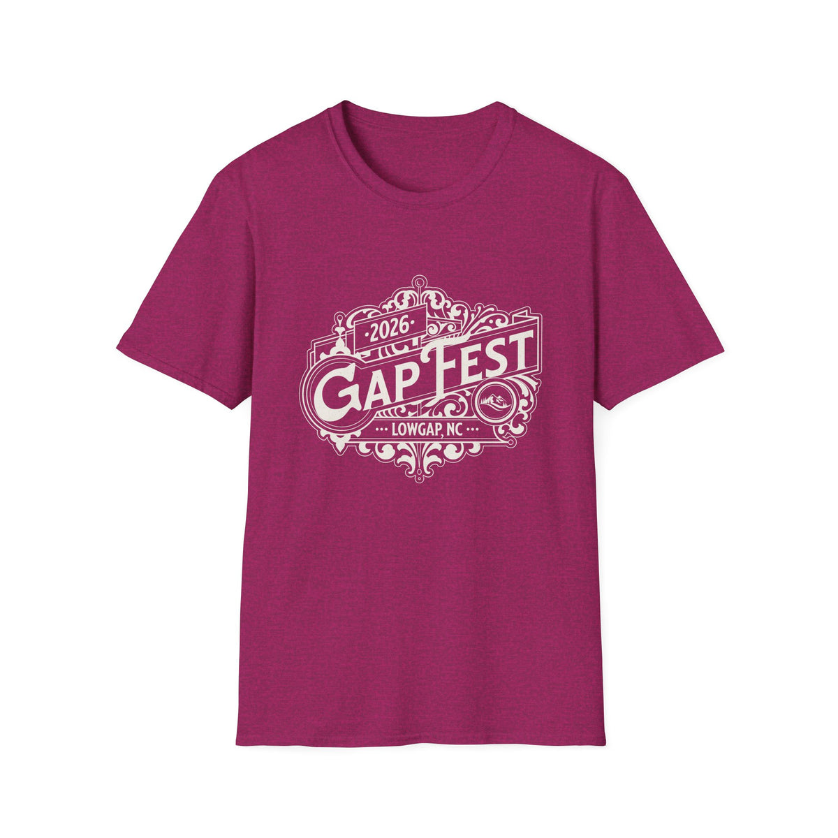GapFest 2026 Vintage Logo Front Design Fitted T-Shirt
