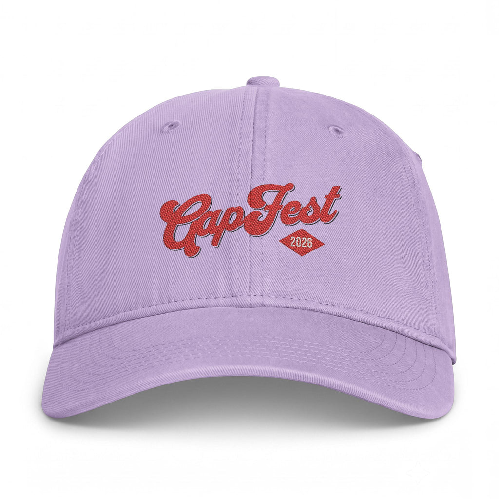 Embroidered GapFest 2026 Logo Cap –  GapFest Retro Script Washed Baseball Hat
