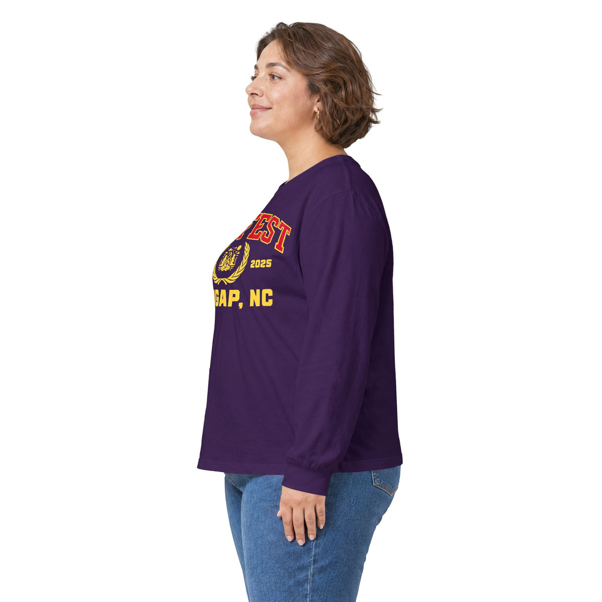 GapFest Front Design Long Sleeve Tee —  Vintage College Crest Shirt