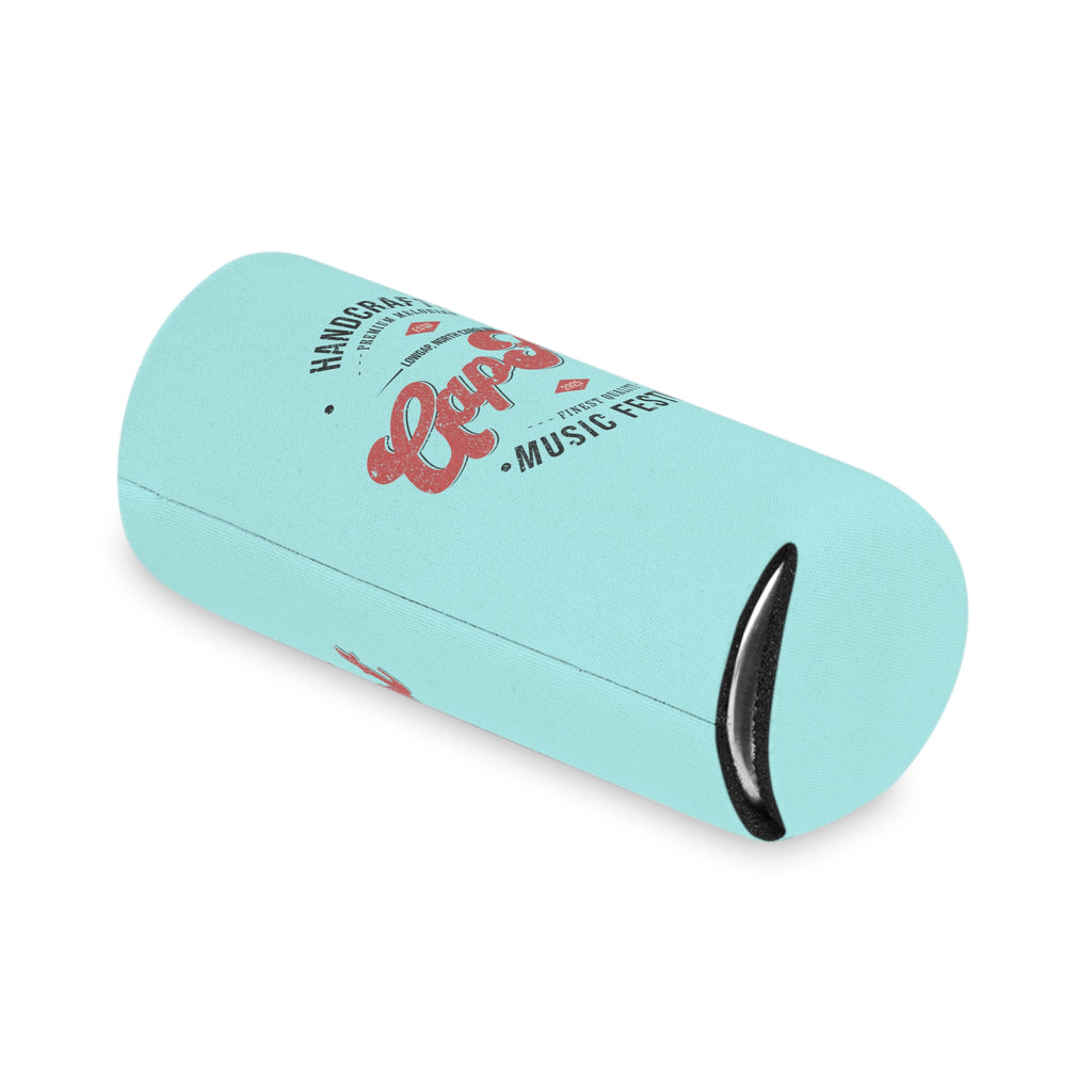 GapFest Can Cooler - GapFest Vintage Logo Design (Aqua)