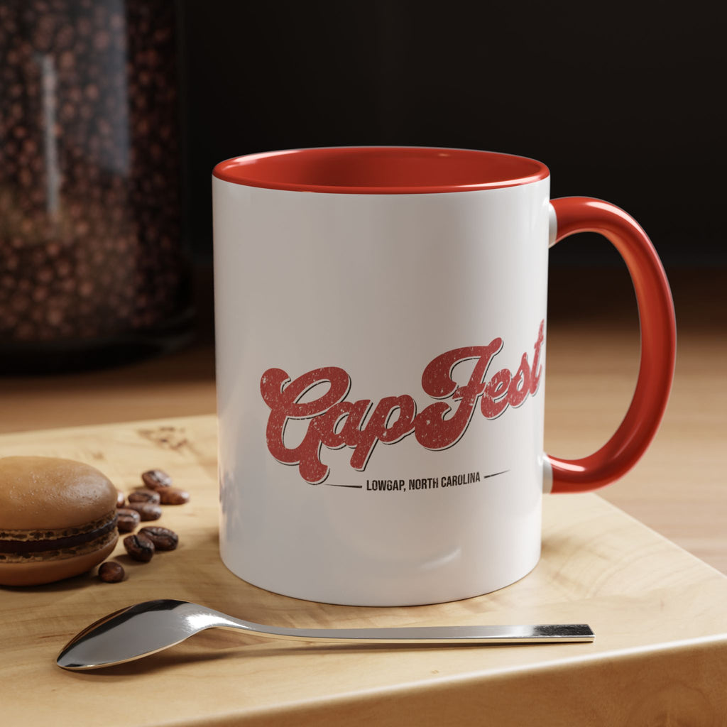 GapFest Coffee Mug — Vintage Logo Ceramic Accent Mug (11/15 oz)