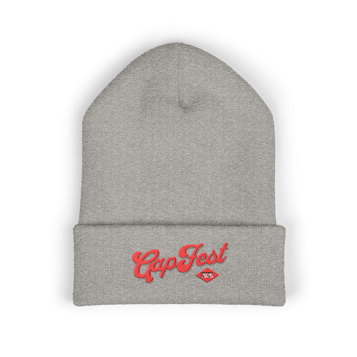 Embroidered GapFest 2026 Cuffed Beanie — Knit Winter Hat