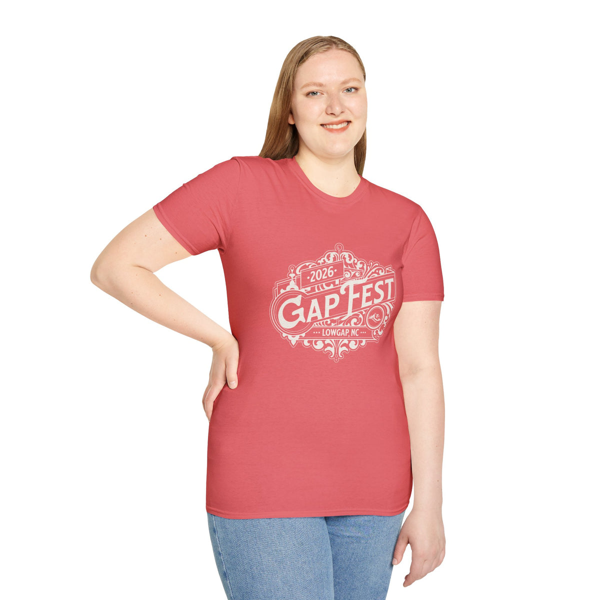 GapFest 2026 Vintage Logo Front Design Fitted T-Shirt